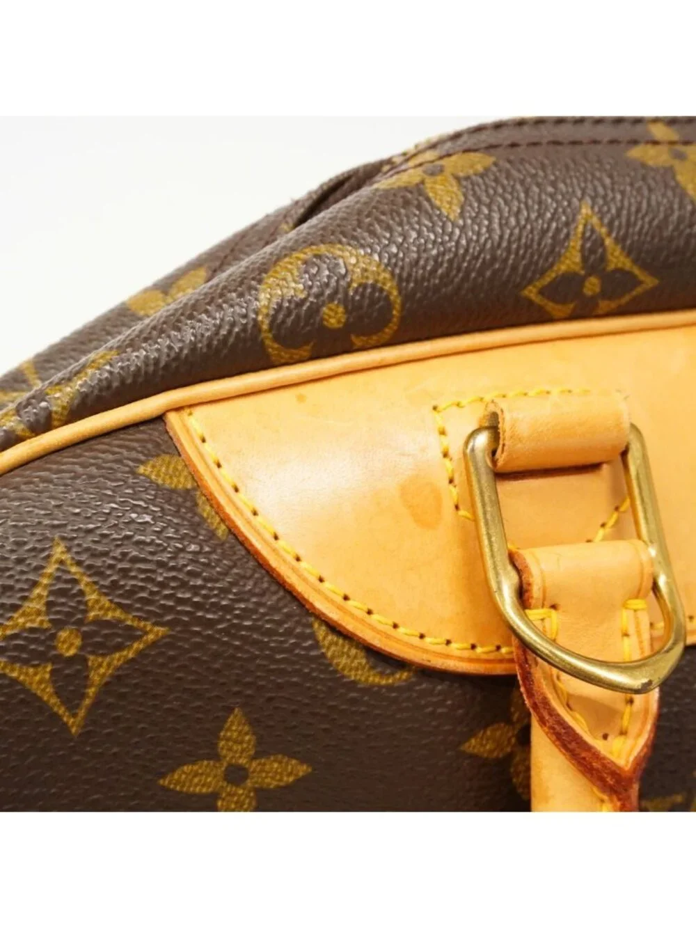 Louis Vuitton Handbag Monogram Deauville Brown